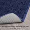 imageLaura Ashley  Astor Chenille Bath Mat  100 Polyester  Premium Bathroom Dcor  Machine Washable  TPR Backing  Measures 17 x 24  WisteriaIndigo