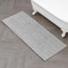 imageLaura Ashley  Astor Chenille Bath Mat  100 Polyester  Premium Bathroom Dcor  Machine Washable  TPR Backing  Measures 17 x 24  WisteriaLight Grey
