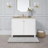 imageLaura Ashley  Astor Chenille Bath Mat  100 Polyester  Premium Bathroom Dcor  Machine Washable  TPR Backing  Measures 17 x 24  WisteriaLight Grey
