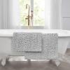 imageLaura Ashley  Astor Chenille Bath Mat  100 Polyester  Premium Bathroom Dcor  Machine Washable  TPR Backing  Measures 17 x 24  WisteriaLight Grey