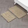 imageLaura Ashley  Astor Chenille Bath Mat  100 Polyester  Premium Bathroom Dcor  Machine Washable  TPR Backing  Measures 17 x 24  WisteriaLinen