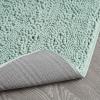 imageLaura Ashley  Astor Chenille Bath Mat  100 Polyester  Premium Bathroom Dcor  Machine Washable  TPR Backing  Measures 17 x 24  WisteriaSage Green