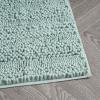 imageLaura Ashley  Astor Chenille Bath Mat  100 Polyester  Premium Bathroom Dcor  Machine Washable  TPR Backing  Measures 17 x 24  WisteriaSage Green