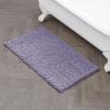 imageLaura Ashley  Astor Chenille Bath Mat  100 Polyester  Premium Bathroom Dcor  Machine Washable  TPR Backing  Measures 17 x 24  WisteriaWisteria