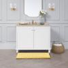 imageLaura Ashley  Astor Chenille Bath Mat  100 Polyester  Premium Bathroom Dcor  Machine Washable  TPR Backing  Measures 17 x 24  WisteriaYellow