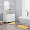 imageLaura Ashley  Astor Chenille Bath Mat  100 Polyester  Premium Bathroom Dcor  Machine Washable  TPR Backing  Measures 17 x 24  WisteriaYellow