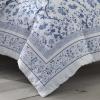 imageLaura Ashley  Full Comforter Set Cotton Bedding with Matching Shams ampamp Bed Skirt Stylish Home Decor Charlotte Blue FullCharlotte BlueWhite