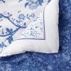 imageLaura Ashley  Full Comforter Set Cotton Bedding with Matching Shams ampamp Bed Skirt Stylish Home Decor Charlotte Blue FullCharlotte BlueWhite