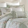 imageLaura Ashley  Full Comforter Set Reversible Cotton Bedding with Matching Shams ampamp Bedskirt Stylish Home Decor for All Seasons Harper Sage Full