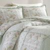 imageLaura Ashley  Full Comforter Set Reversible Cotton Bedding with Matching Shams ampamp Bedskirt Stylish Home Decor for All Seasons Harper Sage Full