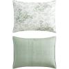 imageLaura Ashley  FullQueen Comforter Set Premium Cotton Bedding with Matching Shams ampamp Bonus Decorative Pillow Floral Home Decor OekoTex Certified Roses Gold FullQueenToile Delight Green