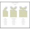 imageLaura Ashley  Queen Comforter Set Cotton Reversible Bedding Includes Matching Shams with Bonus Euro Shams ampamp Throw Pillows Cassidy Yellow QueenYellowBlueGreen