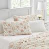imageLaura Ashley  Queen Comforter Set Luxury Bedding with Matching Shams Stylish Home Decor for All Seasons Wisteria Pink QueenPinkGreenOff White