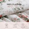 imageLaura Ashley  Queen Comforter Set Reversible Brushed Cotton Flannel Bedding with Matching Shams Luxuriously Soft ampamp Warm Home Decor Ashfield Red QueenAshfield Red