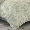 imageLaura Ashley  Queen Comforter Set Reversible Cotton Bedding Includes Matching Shams with Bonus Euro Shams ampamp Throw Pillows Natalie SageOff White QueenSageOff White