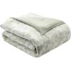 imageLaura Ashley  Queen Comforter Set Reversible Cotton Bedding Includes Matching Shams with Bonus Euro Shams ampamp Throw Pillows Natalie SageOff White QueenSageOff White