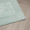 imageLaura Ashley Ruffle Cotton 17quot x 24quot Bath Rug AquaAqua