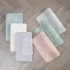 imageLaura Ashley Ruffle Cotton 17quot x 24quot Bath Rug AquaAqua