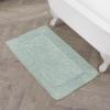 imageLaura Ashley Ruffle Cotton 17quot x 24quot Bath Rug AquaAqua