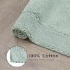 imageLaura Ashley Ruffle Cotton 17quot x 24quot Bath Rug AquaAqua