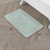 imageLaura Ashley Ruffle Cotton 17quot x 24quot Bath Rug AquaAqua
