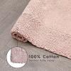 imageLaura Ashley Ruffle Cotton 17quot x 24quot Bath Rug AquaBlush