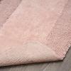 imageLaura Ashley Ruffle Cotton 17quot x 24quot Bath Rug AquaBlush