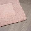 imageLaura Ashley Ruffle Cotton 17quot x 24quot Bath Rug AquaBlush