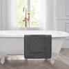 imageLaura Ashley Ruffle Cotton 17quot x 24quot Bath Rug AquaDark Grey