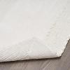 imageLaura Ashley Ruffle Cotton 17quot x 24quot Bath Rug AquaIvory