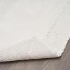 imageLaura Ashley Ruffle Cotton 17quot x 24quot Bath Rug AquaIvory