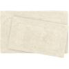 imageLaura Ashley Ruffle Cotton 17quot x 24quot Bath Rug AquaIvory