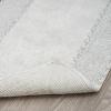imageLaura Ashley Ruffle Cotton 17quot x 24quot Bath Rug AquaLight Grey