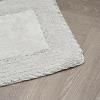 imageLaura Ashley Ruffle Cotton 17quot x 24quot Bath Rug AquaLight Grey