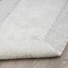 imageLaura Ashley Ruffle Cotton 17quot x 24quot Bath Rug AquaLight Grey