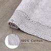 imageLaura Ashley Ruffle Cotton 17quot x 24quot Bath Rug AquaPurple