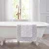 imageLaura Ashley Ruffle Cotton 17quot x 24quot Bath Rug AquaPurple