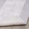 imageLaura Ashley Ruffle Cotton 17quot x 24quot Bath Rug AquaPurple