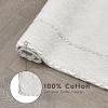 imageLaura Ashley Ruffle Cotton 17quot x 24quot Bath Rug AquaWhite