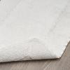 imageLaura Ashley Ruffle Cotton 17quot x 24quot Bath Rug AquaWhite