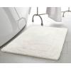 imageLaura Ashley Ruffle Cotton 17quot x 24quot Bath Rug AquaWhite