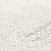 imageLaura Ashley Ruffle Cotton 17quot x 24quot Bath Rug AquaWhite