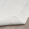 imageLaura Ashley Ruffle Cotton 17quot x 24quot Bath Rug AquaWhite