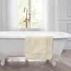 imageLaura Ashley Ruffle Cotton 17quot x 24quot Bath Rug AquaYellow