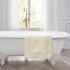 imageLaura Ashley Ruffle Cotton 17quot x 24quot Bath Rug AquaYellow