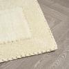 imageLaura Ashley Ruffle Cotton 17quot x 24quot Bath Rug AquaYellow