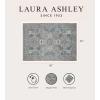 imageLaura Ashley Turkish Mystic Chenille Accent Rug  JahnidkModern Home Dcor  Measures 265quotX45quot  Mauve and GreyGreyNavy