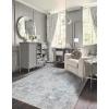 imageLaura Ashley Turkish Mystic Chenille Accent Rug  JahnidkModern Home Dcor  Measures 265quotX45quot  Mauve and GreyGreyNavy
