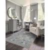 imageLaura Ashley Turkish Mystic Chenille Accent Rug  JahnidkModern Home Dcor  Measures 265quotX45quot  Mauve and GreyGreyNavy
