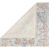 imageLaura Ashley Turkish Mystic Chenille Accent Rug  Randy  Modern Home Dcor  Measures 265quotX45quot  Grey and NavyBlueIvoryOrange